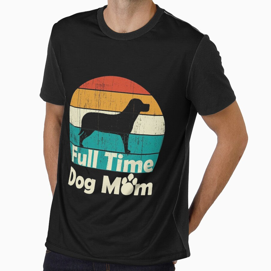 Vintage Full Time Dog Mom - Dog lovers Gift by redodaha
