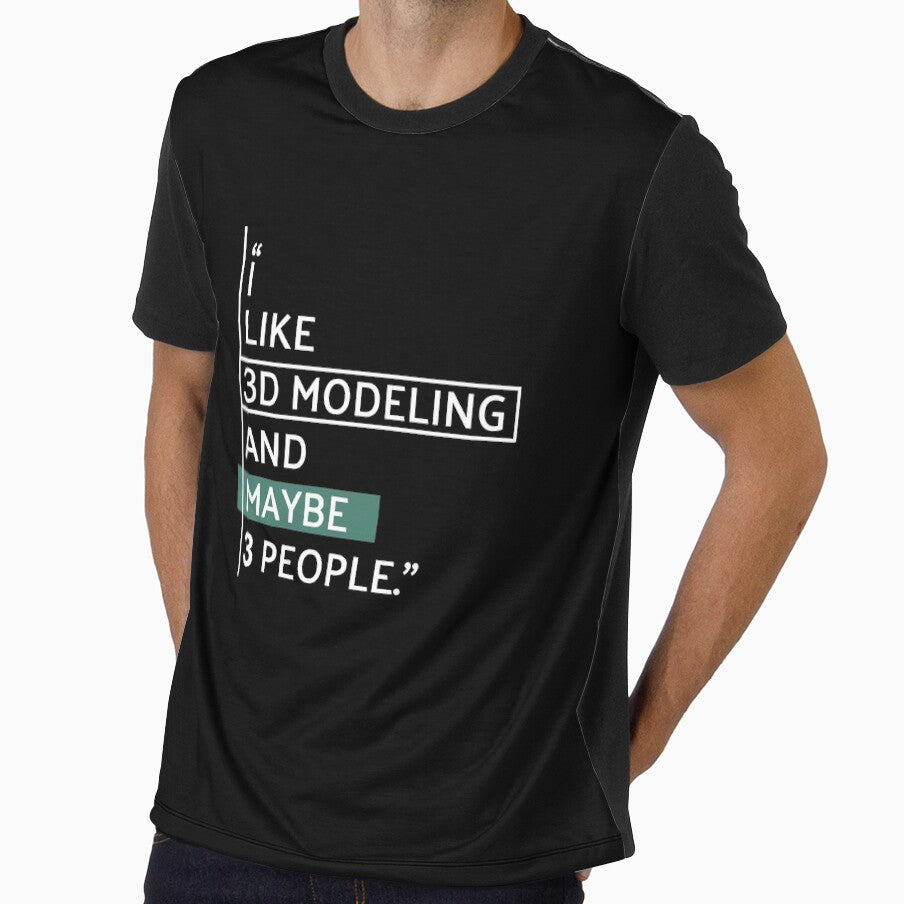 I Like 3D Modeling Funny by MaryAller
