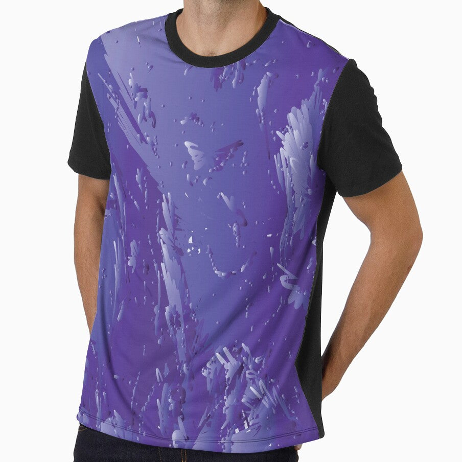 Crazy All Over Purple Abstract Design by aventi24