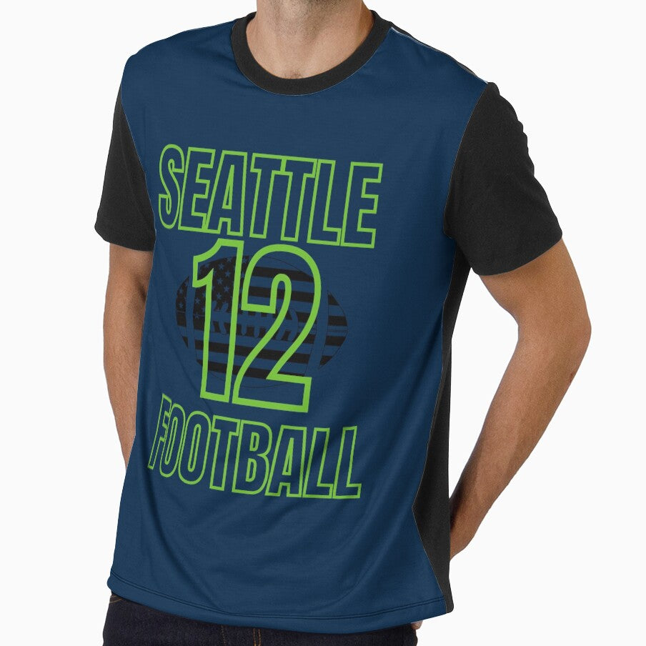 Seattle American Football Fan 12 by Jungleful33