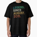 11 Years Old Legend Since August 2015 11th Birthday T-Shirt | Awesome Birthday Party Graphic Gift by Trendably