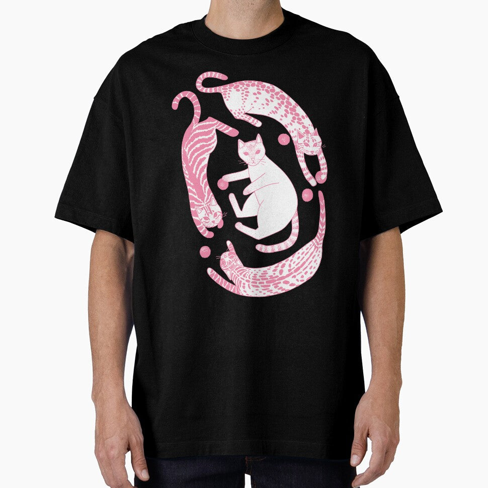 Playful gatines (pink) by blursbyai Unisex