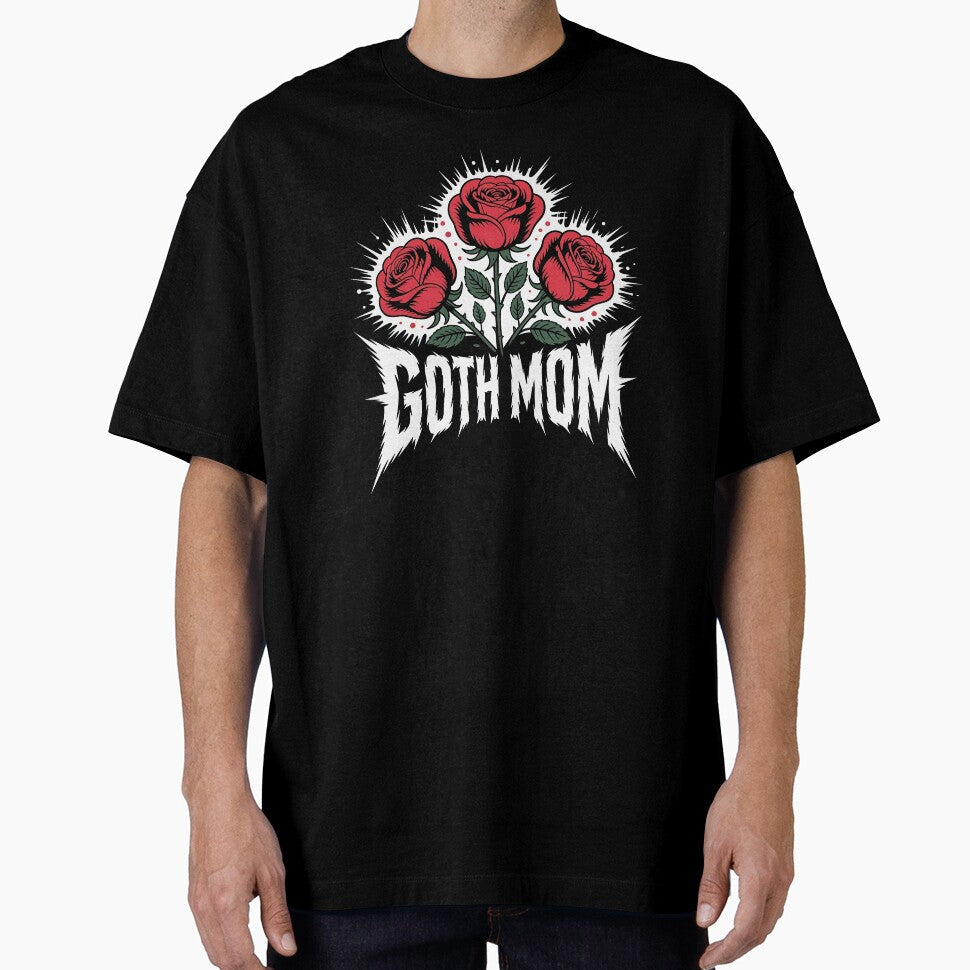 Goth Mom with Roses Mothers Day Gift for Gothic Mothers by Say It With Ink Unisex