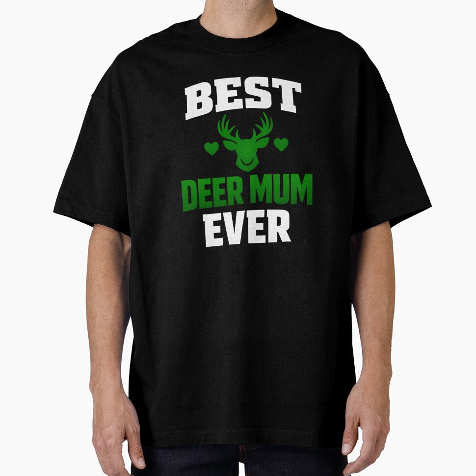 Best Deer Mum Ever  Deer Antler Wildlife Mom Nature Mom Art by Azulinyo