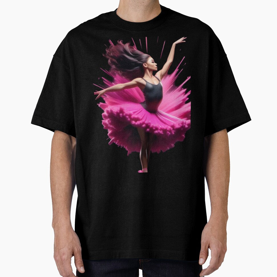 Ballerina wearing pink sublimation digital download by jrsigurl