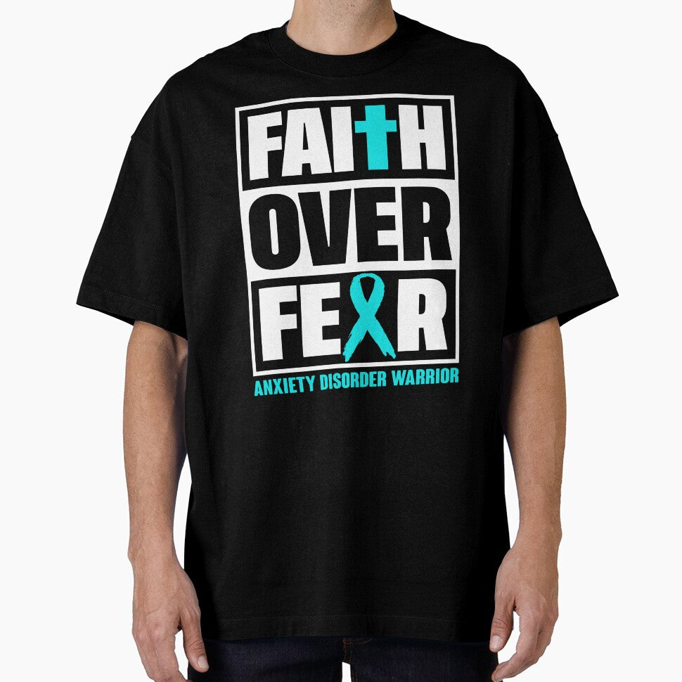 Faith Over Fear Anxiety Disorder Awareness by Gillosina