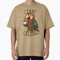 Best Barista – Parrot Design for Cheerful and Social Coffee Lovers by Lyssarien