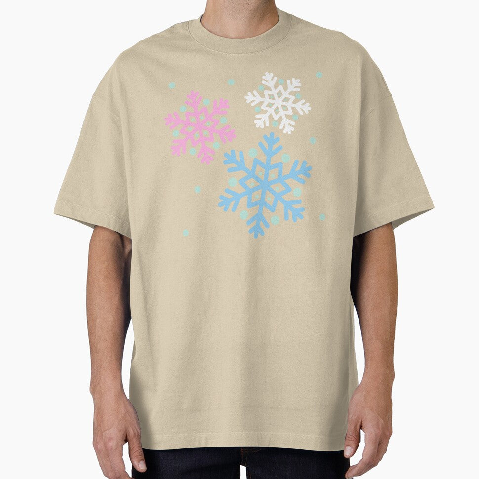 Trans Snowflakes AOP by VirtualFaries