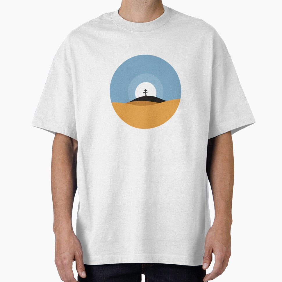 Desert Power – Minimalist Sand Dune with Hidden Symbol by Alphakenon