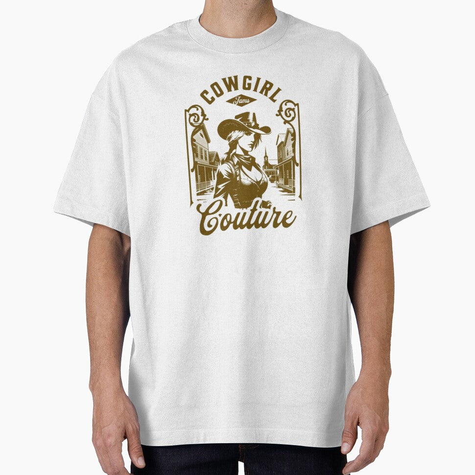 Retro Cowgirl Couture Graphic Design by vibewear5