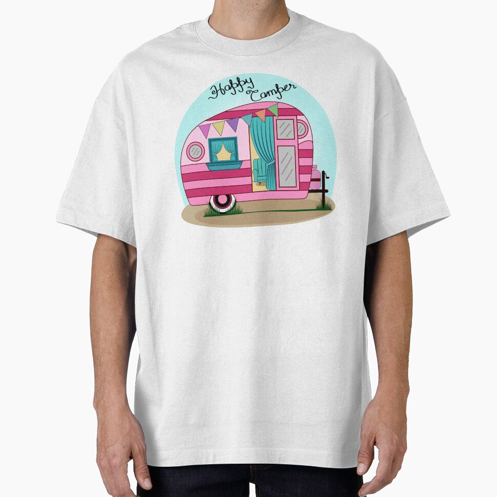 Happy Camper Pink by Isma Saleem