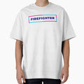Firefighter retro colorful frame by SVPOD