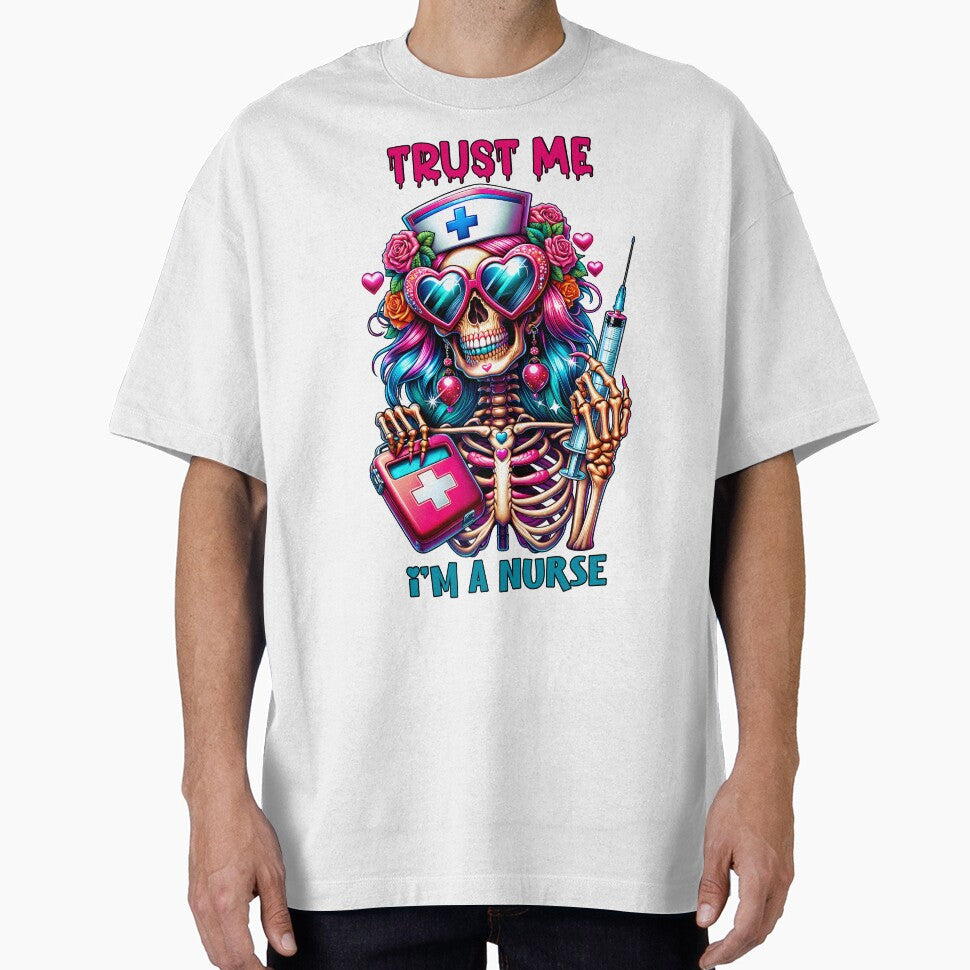 Halloween Sarcastic Skeleton Nurse - Halloween gift by vallass