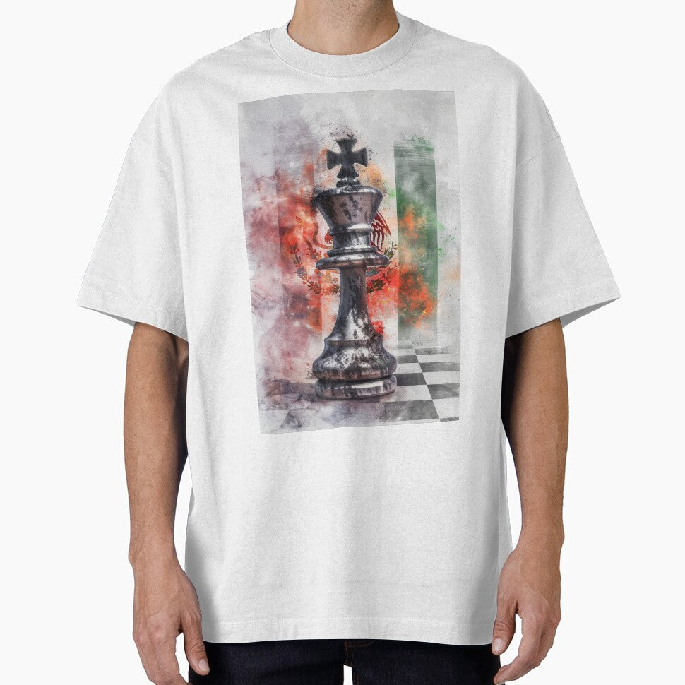 Royal Chess Pieces with Abstract Paint Splashes by Piotrek0001 Unisex