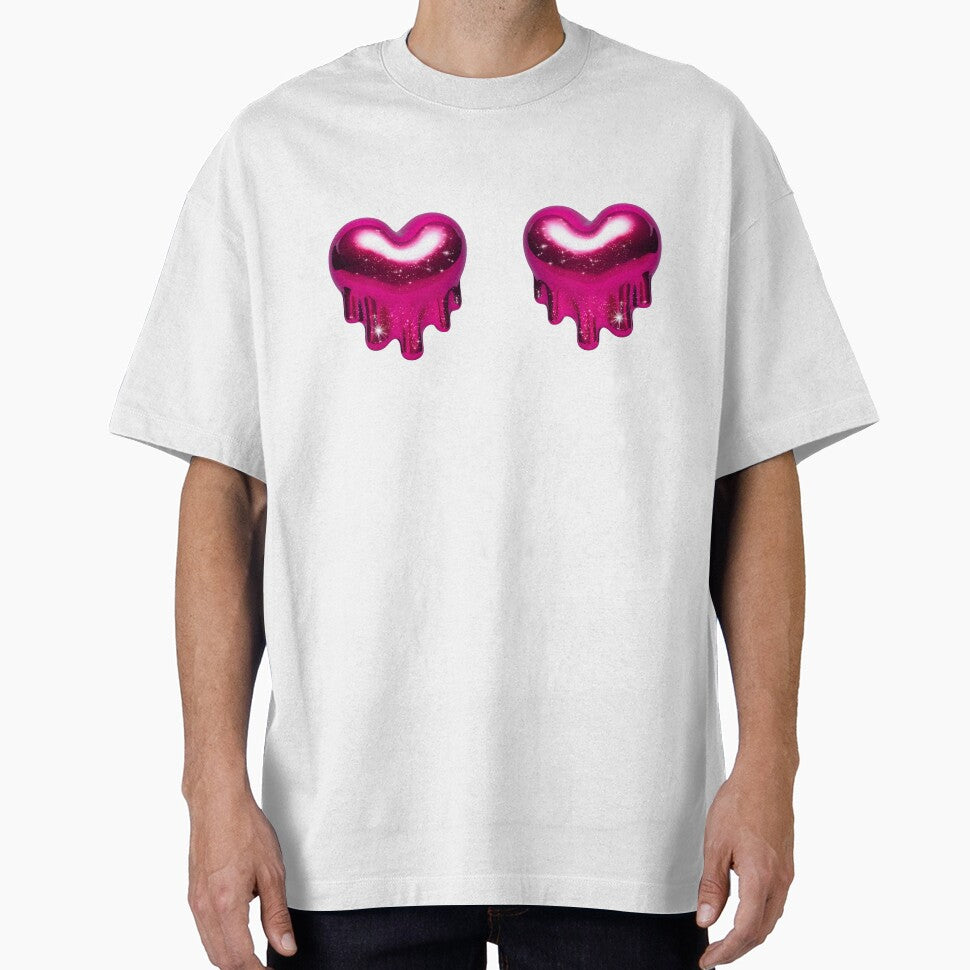 pink melting heart by OneLastWish