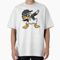Cool Dabbing Duck Gangsta – Funny Cartoon Streetwear Animal Sticker by Aknarin Thika