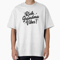 Rich Grandma Vibes Funny Quote Design – Glam Typography Graphic by WHDProduction45