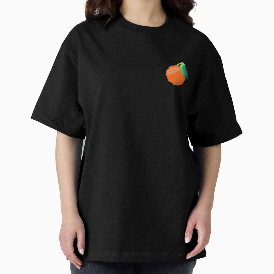 Pixel Mandarin - pixel food art by LittleFoodShop Unisex