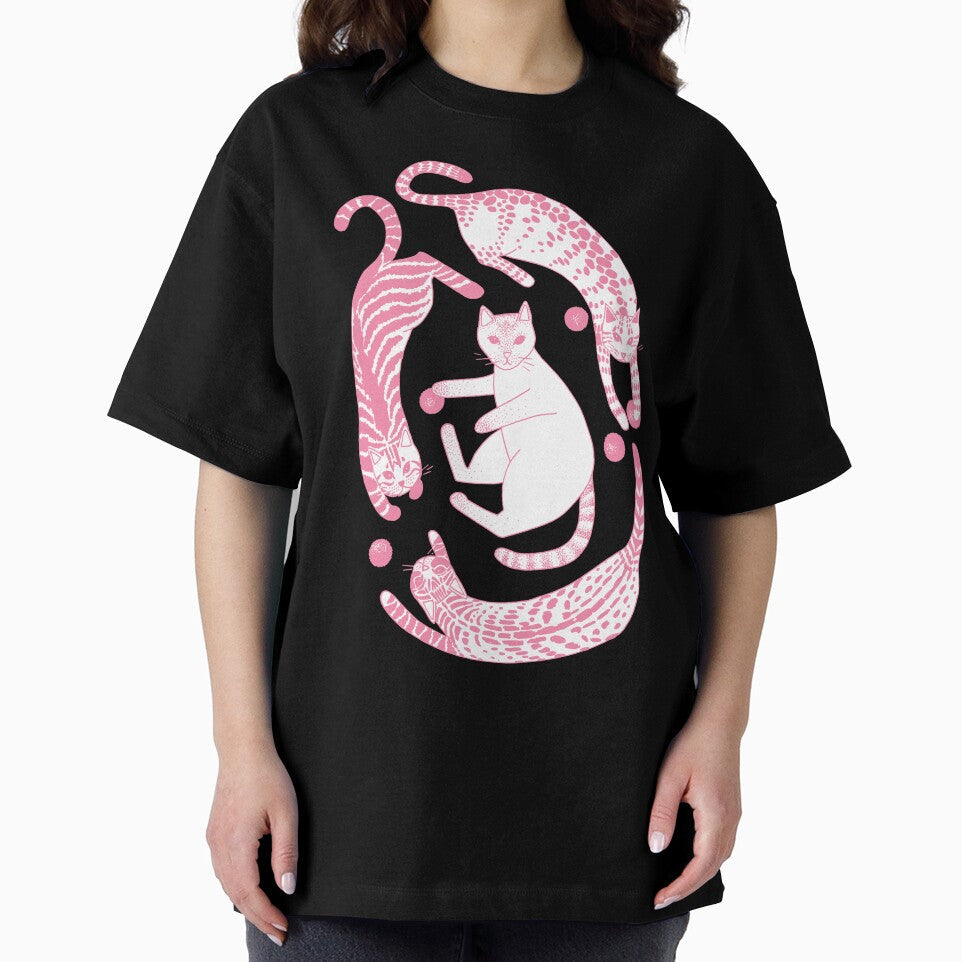Playful gatines (pink) by blursbyai Unisex