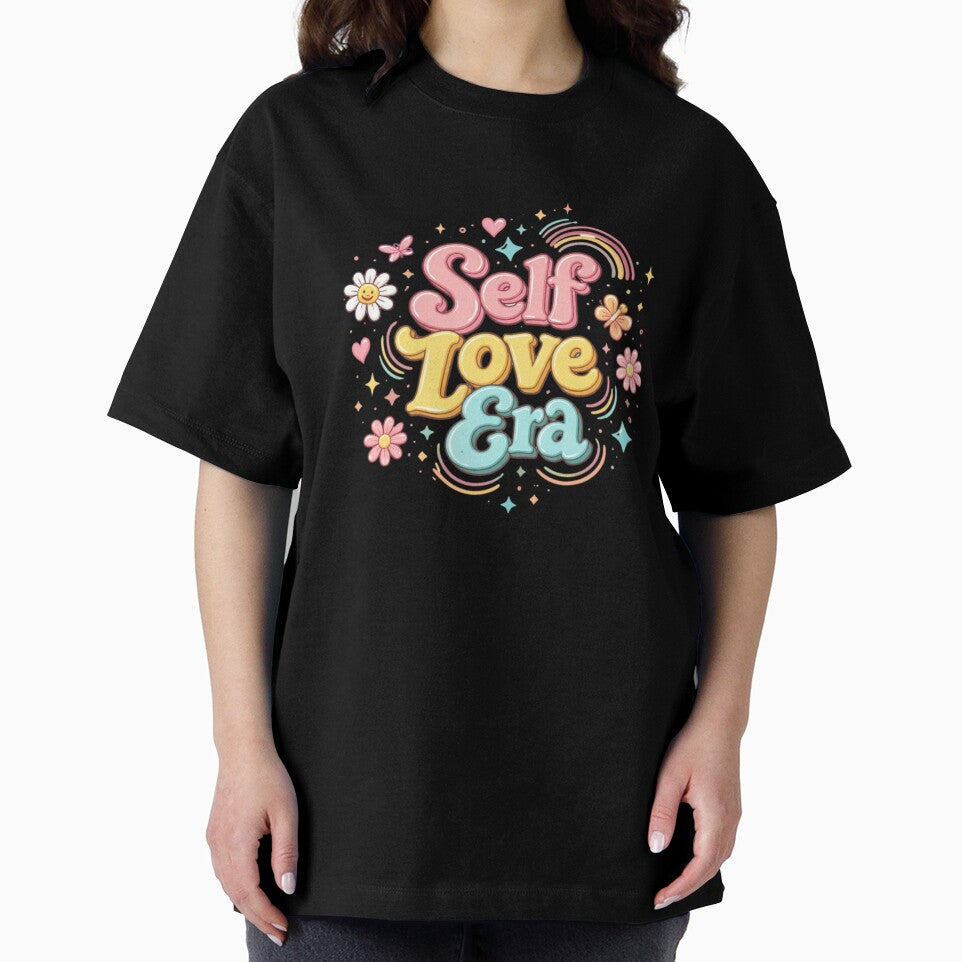 Self Love Era Aesthetic Design | Cute Retro Positive Quote | Mental Health & Self Care Motivation by Sanika arts
