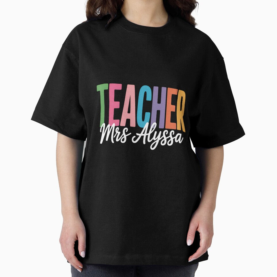 Custom Teacher Personalized School Team by IdunayaStore