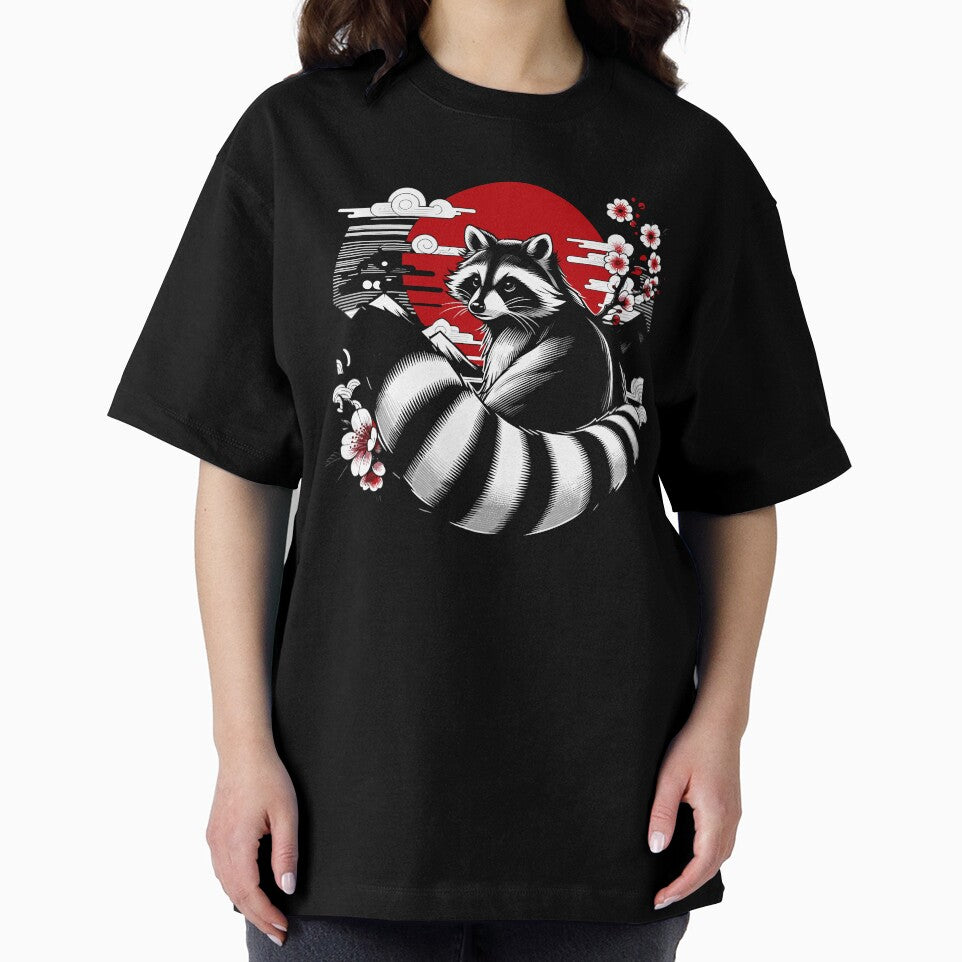 Japanese Retro Raccoon Gift Men Women Japan Raccoon by KsuAnn