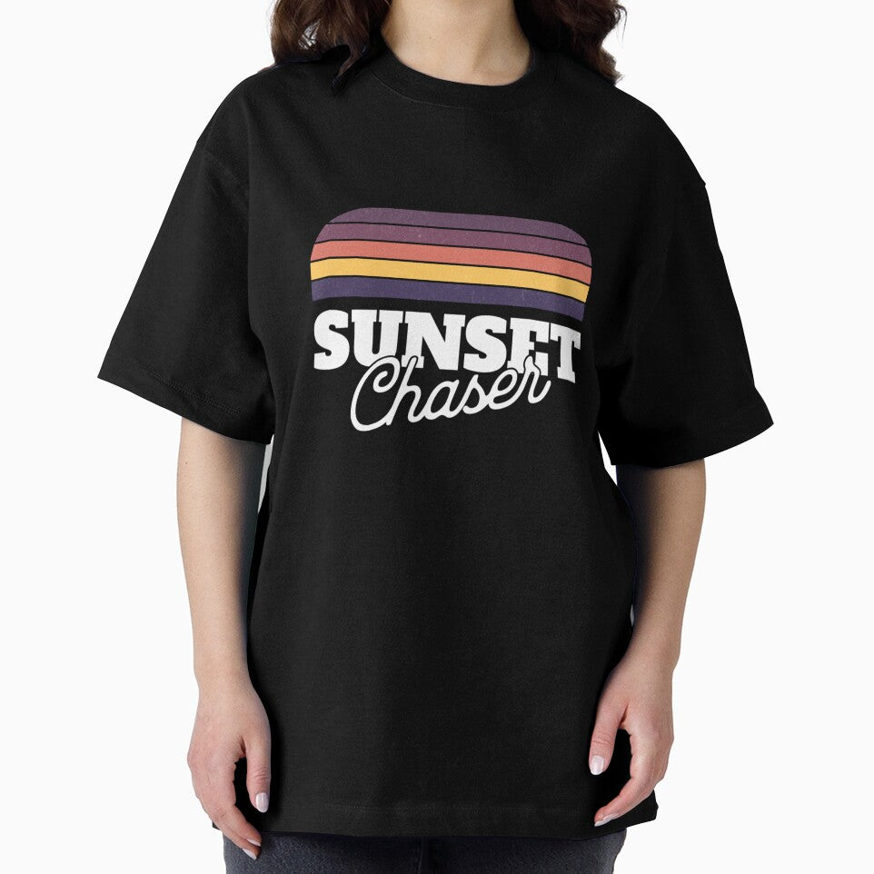 Sunset Chaser Retro Stripes by Oniyasha