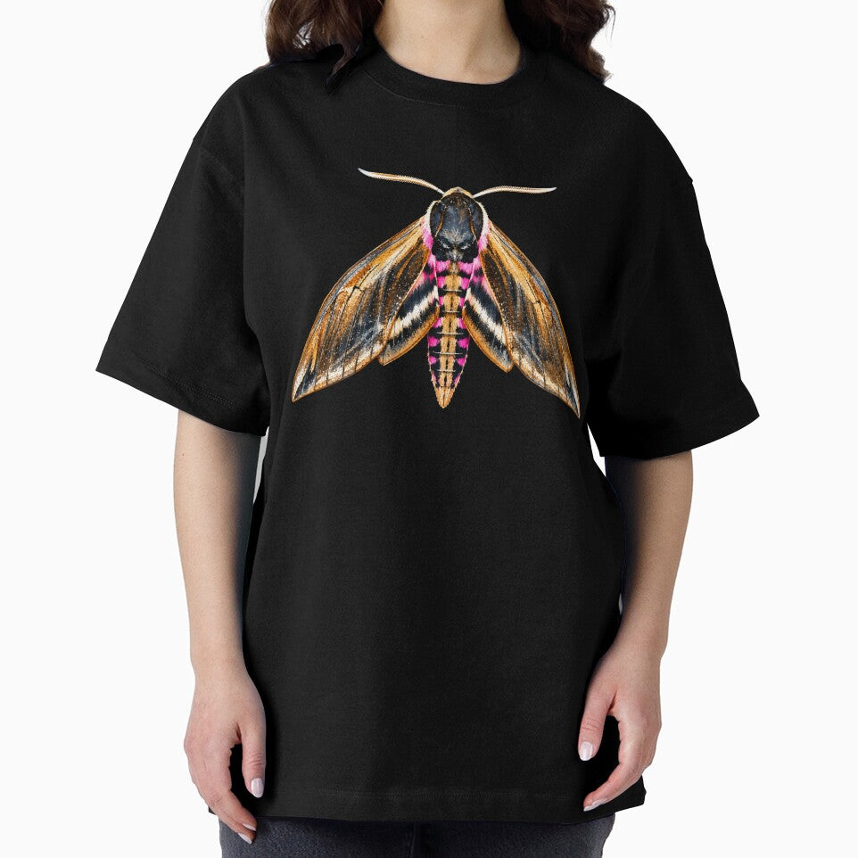 Privet Hawk Moth Sphinx Ligustri Watercolor Style by Harpagann