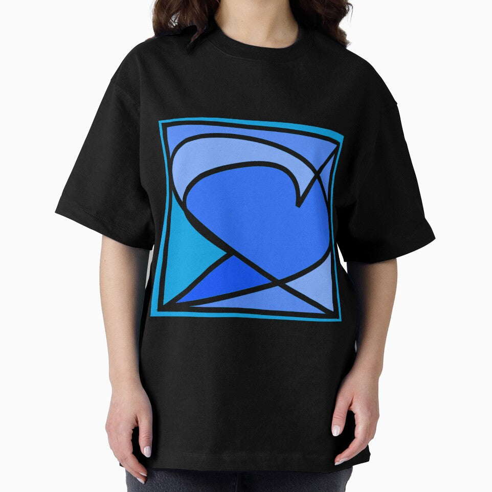 Blue modern art abstract arrow by AurelsPrints Unisex