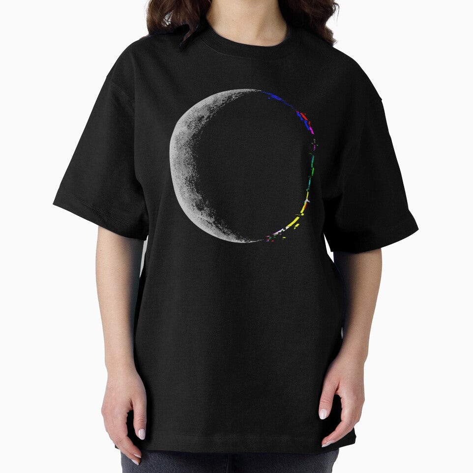 Crescent Moon Glitch by carbine Unisex