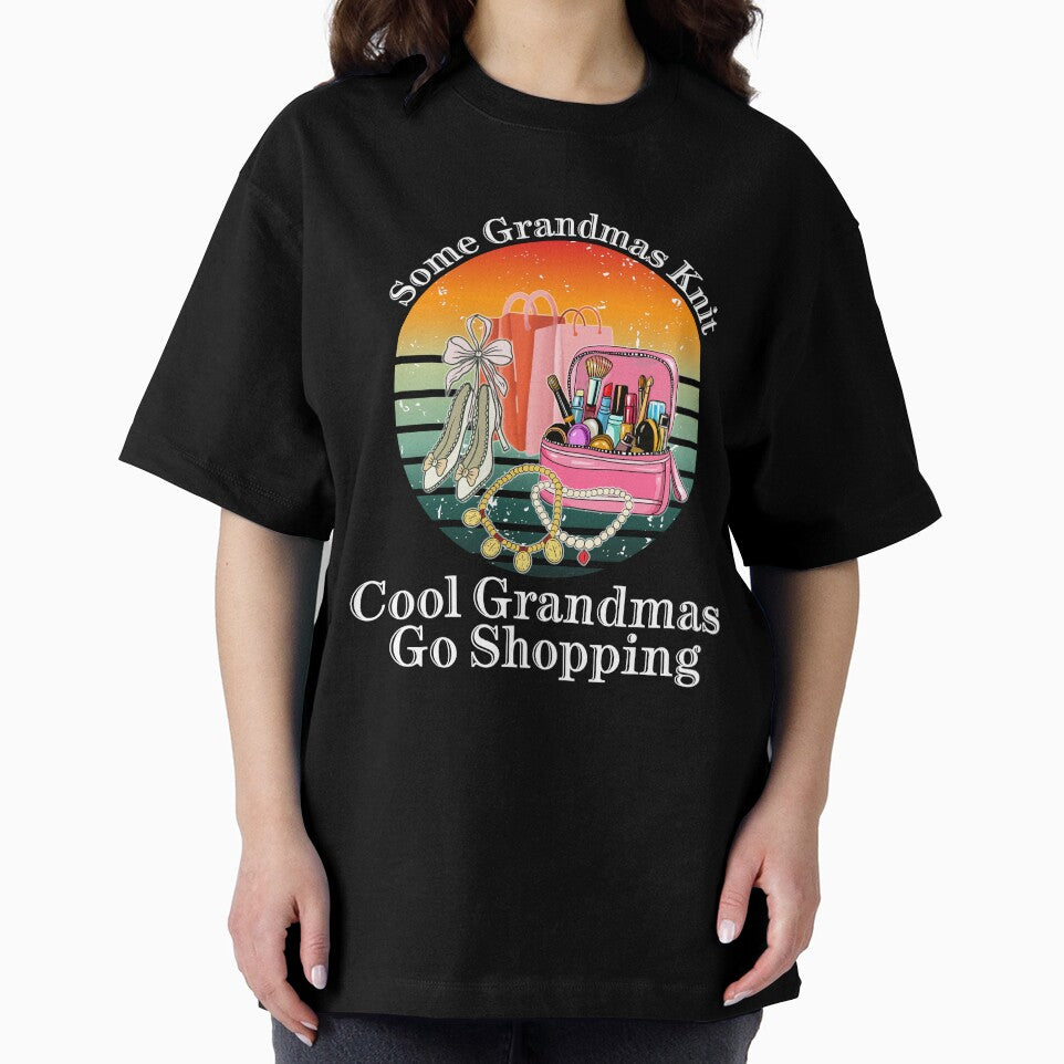 Some Grandmas Knit Cool Grandmas Go Shopping Funny Retro Grandma by Pixiorra