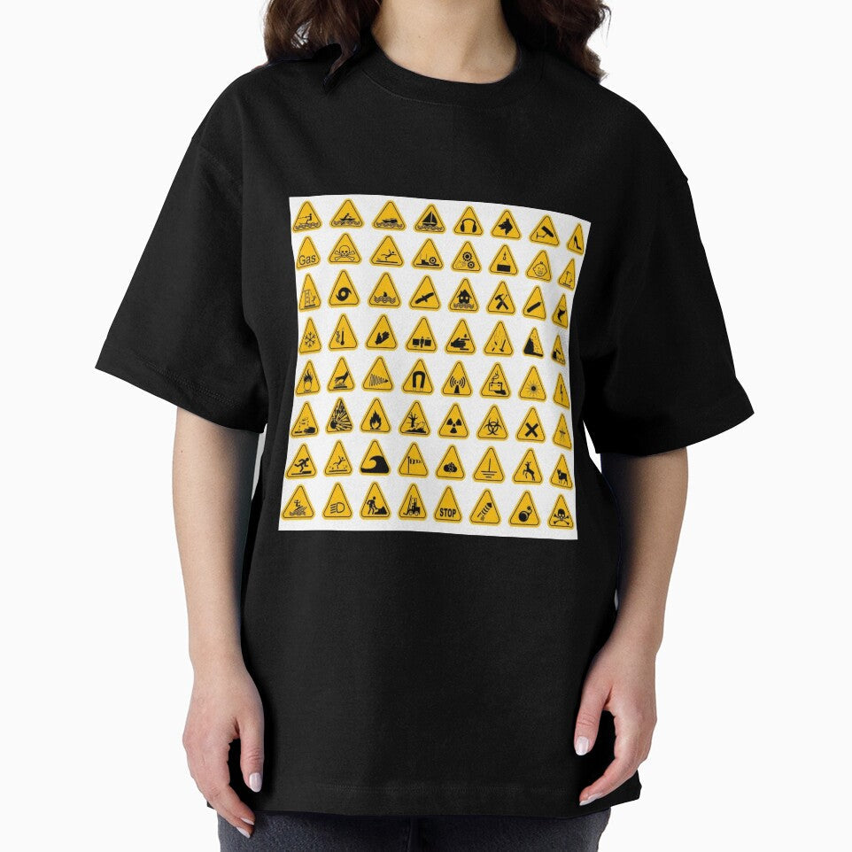 Warning signs are everywhere, expressive clothing by Juliet Thomas Unisex