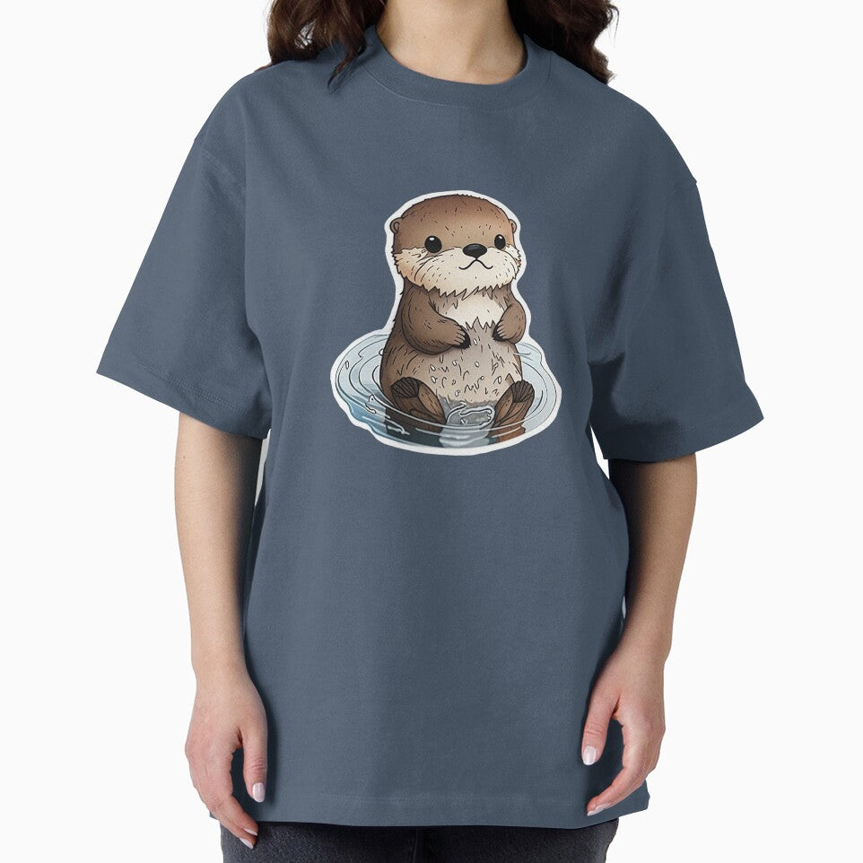 Adorable Baby Otter by plernz