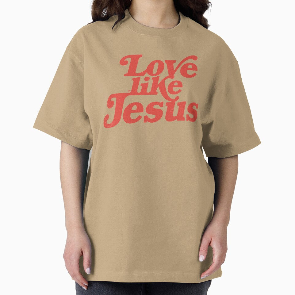 Love like Jesus / Quote / Red by Yuzik Unisex