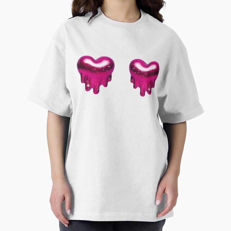 pink melting heart by OneLastWish