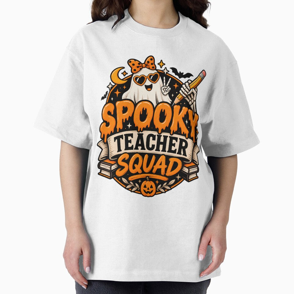 Spooky Teacher Squad – Cute Halloween Ghost Teacher Design by Gallery-yuuna