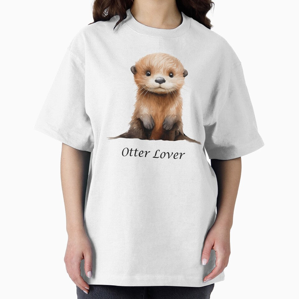 Otter Lover - Cute Otter by baby-animal-art