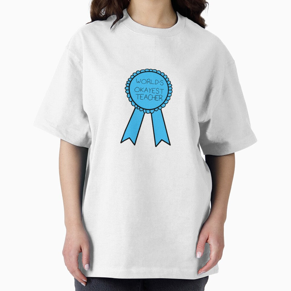 World’s Okayest Teacher Sticker by mjowett
