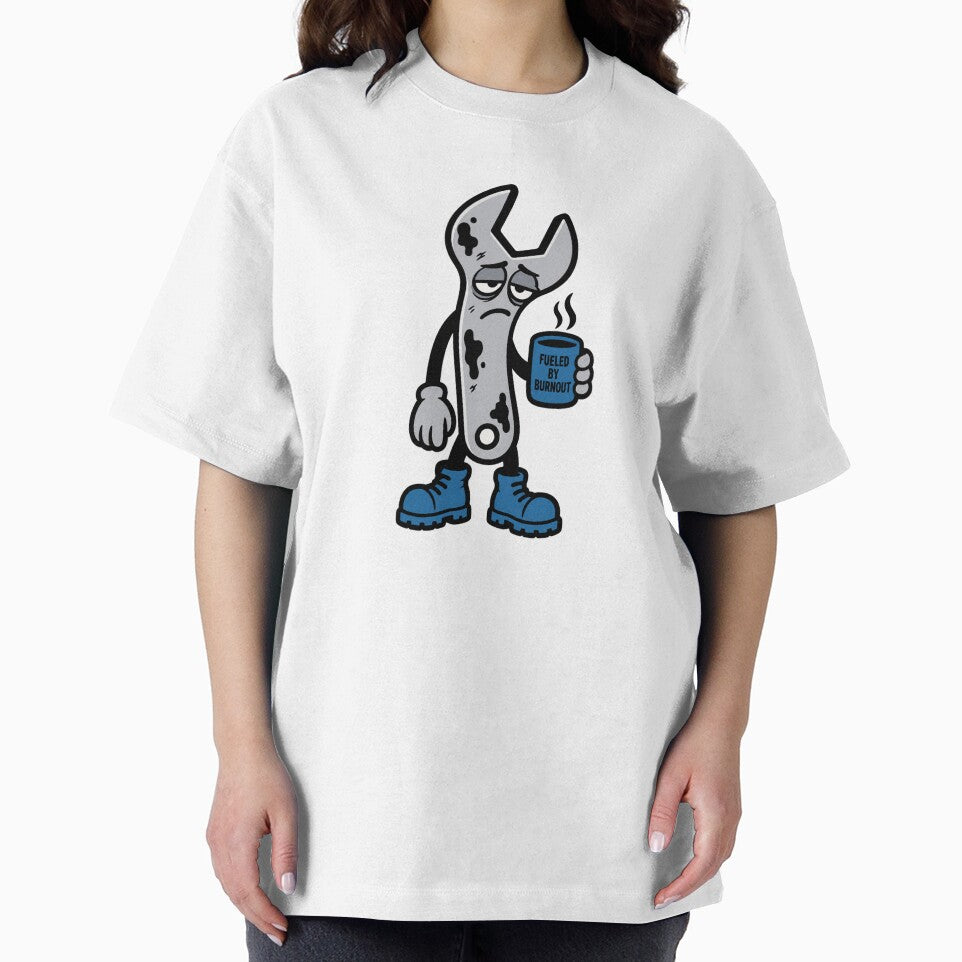Mechanic Burnout Tired Wrench Coffee by Alphakenon