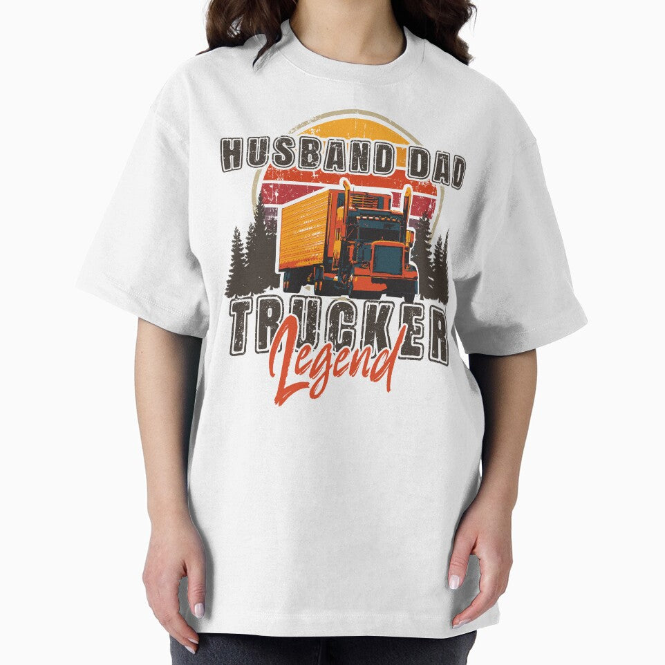 Big loads rig trucker vintage, Husband Dad Trucker Legend by HomeCoquette