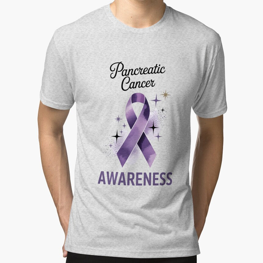 Pancreatic Cancer Awareness Purple Ribbon Sublimation by VENOM0RIOT