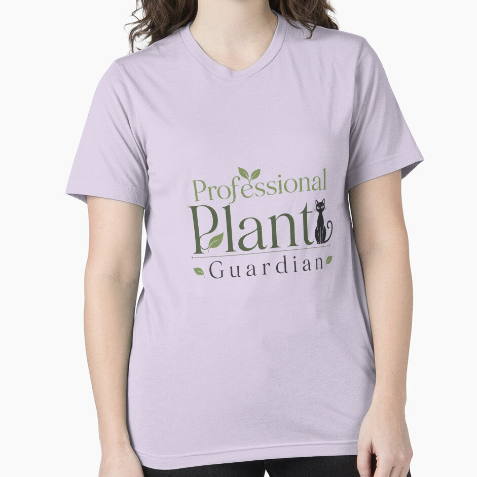 Professional Plant Guardian Black Cat Mom Kawaii T-Shirt by Ashley critters