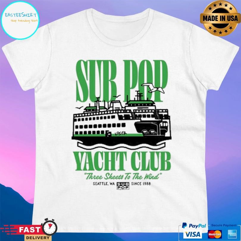 Sub Pop Mega Mart Sub Pop Yacht Club Shirt Unisex