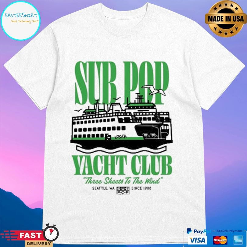 Sub Pop Mega Mart Sub Pop Yacht Club Shirt Unisex