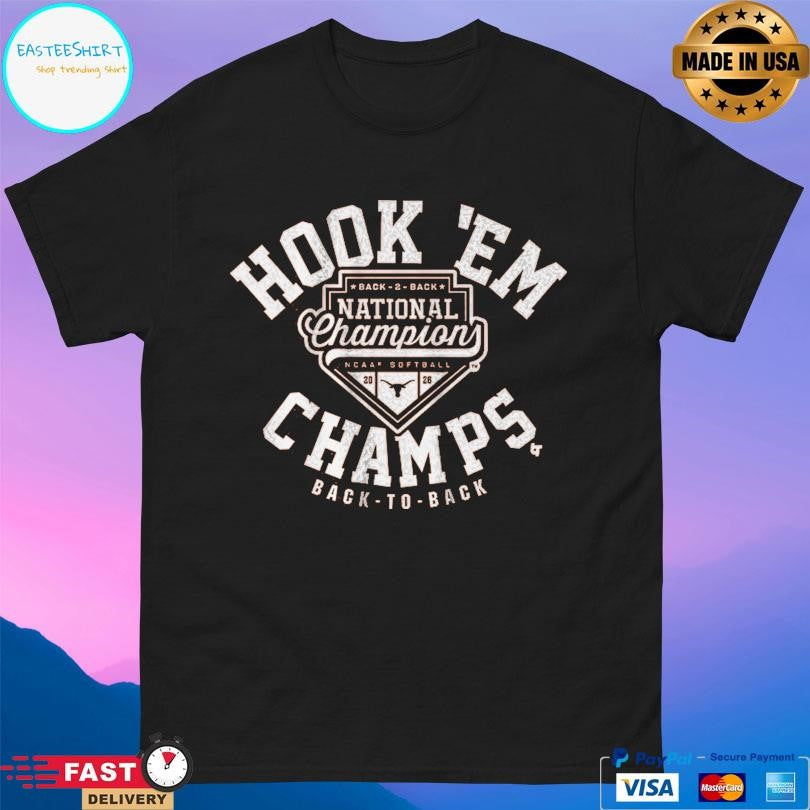 Texas Softball Hook ’em 2026 National Champs Shirt Unisex