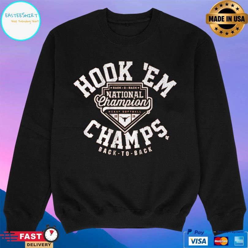 Texas Softball Hook ’em 2026 National Champs Shirt Unisex