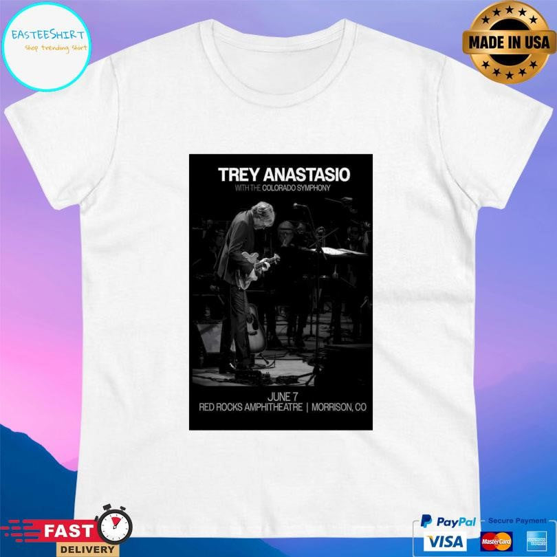 Trey Anastasio June 7 2026 Red Rocks Shirt Unisex
