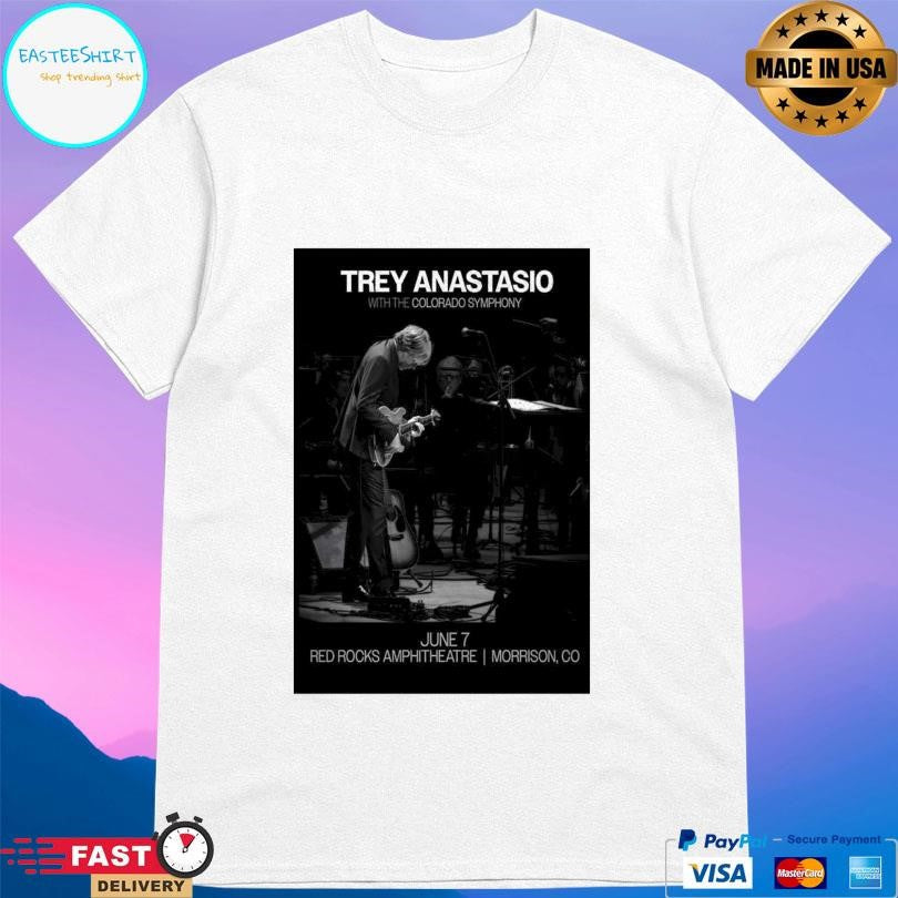 Trey Anastasio June 7 2026 Red Rocks Shirt Unisex