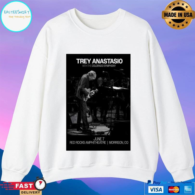 Trey Anastasio June 7 2026 Red Rocks Shirt Unisex
