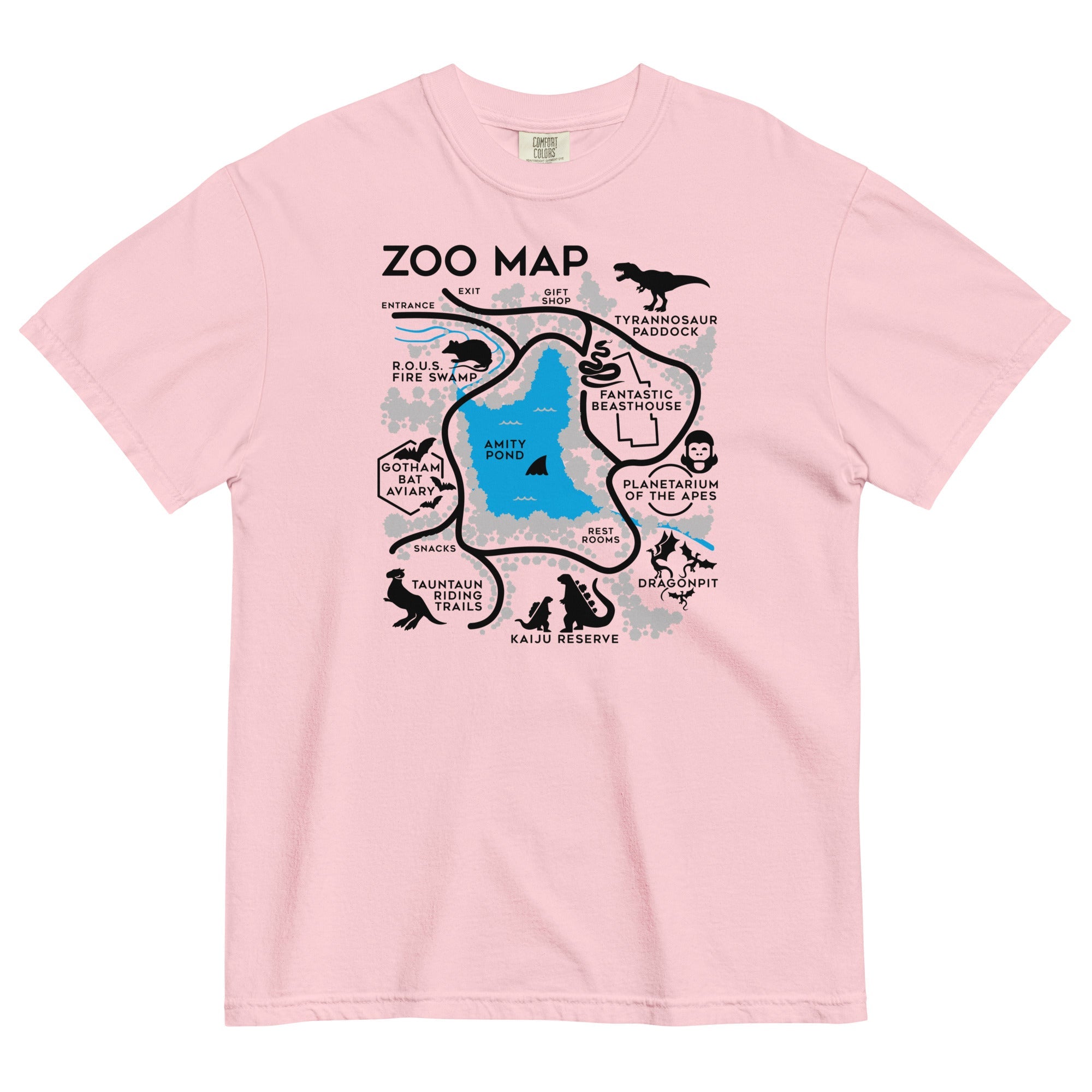 Zoo Map Men's Relaxed Fit Tee